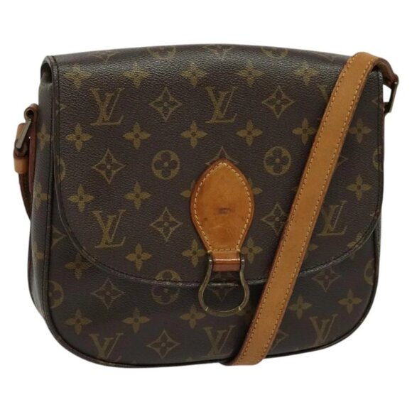 LOUIS VUITTON Monogram Saint Cloud GM Shoulder Bag M51242 LV Auth yk19325 - Picture 1 of 16